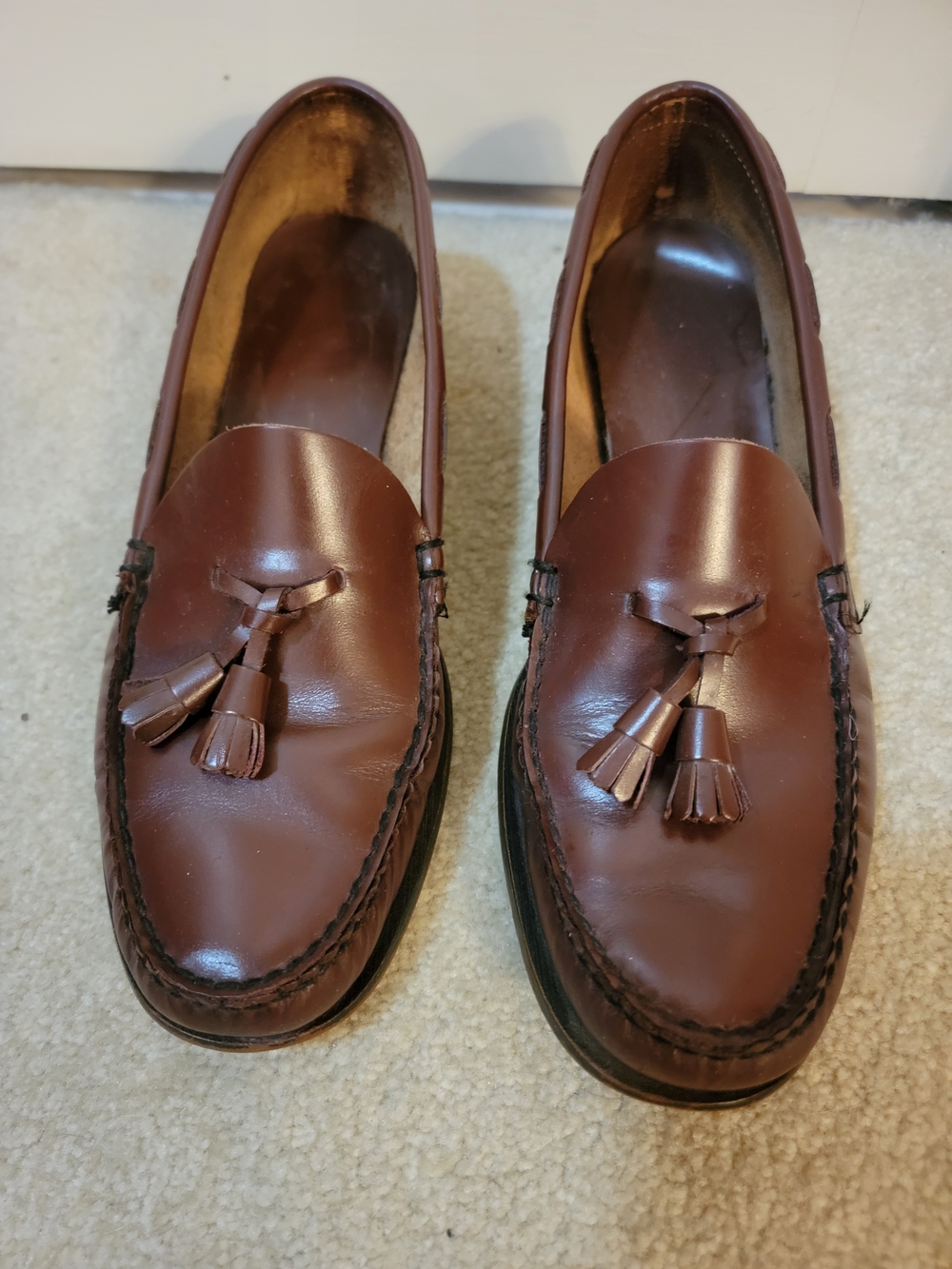 Women’s Brown Tassel Loafers – Elegant Everyday Flats